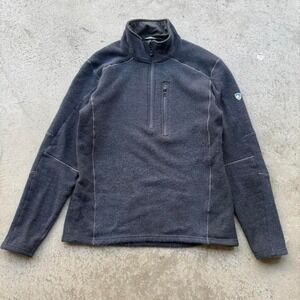 Kuhl Men's Interceptr Fleece Quarter Zip Pullover Jacket Size L Outdoors Hiking